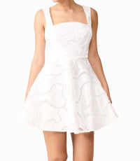 ELLIATT Elara Beaded Mini Dress in white - women's dress - view 4