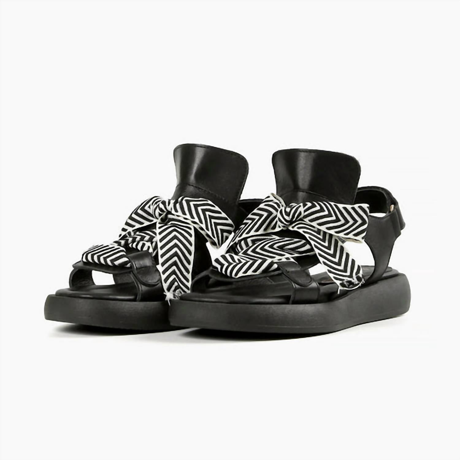 ALL BLACK Women's Bowlace Sandals in black - women's sandal