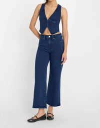 Good American - Jeanius Crop Palazzo Jeans