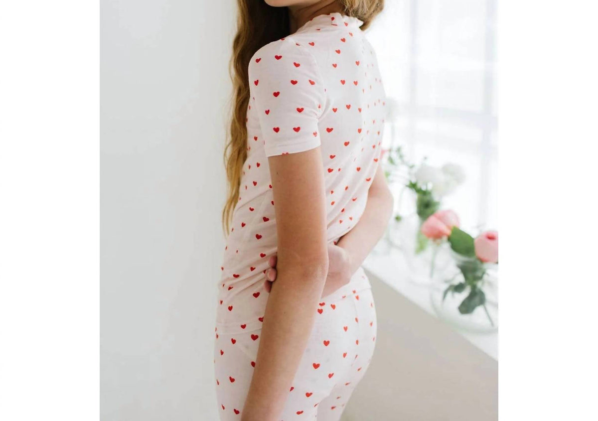 Ollie Jay - Snug-Fitting Short Sleeve Pajama Set