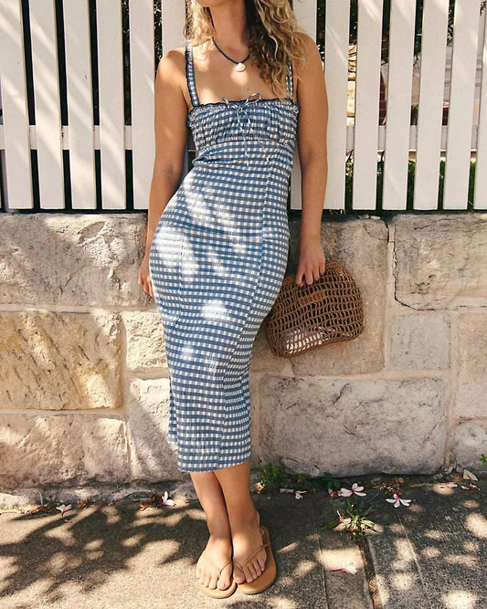 Free People - Lucinda Plaid Midi Dress