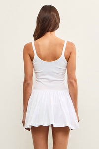 Mustard Seed - Basque Waist Sleeveless Skort Dress