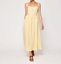 Line And Dot - Junie Corset Midi Dress