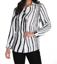 Frank Lyman - Bardot Rhinestone Long Sleeve Blouse