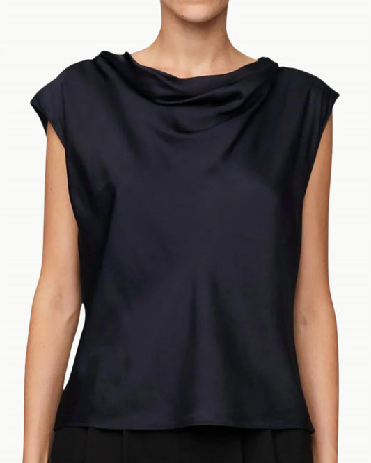 A.L.C. - Micah Satin Cowl Neck Top