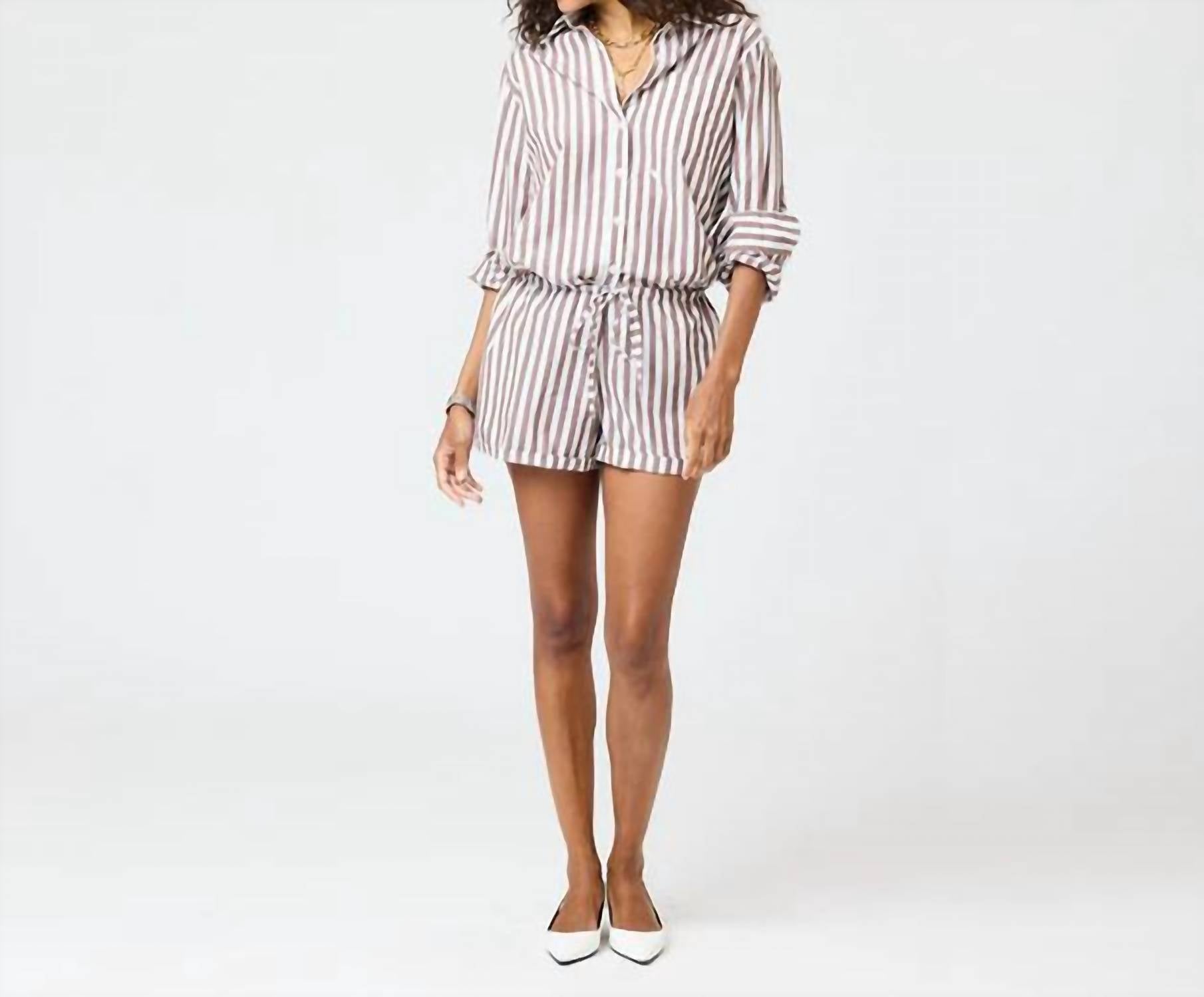 Kerri Rosenthal - Weekend Stripe Short