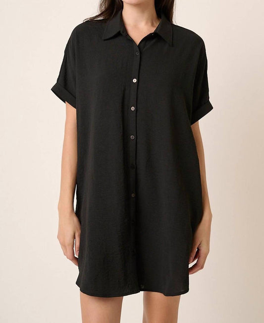 Mittoshop - Airflow Lightweight Button Down Shirt Dress