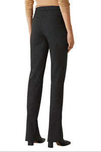 Ecru - Women's Banded Waist Stretch Crepe Pant