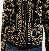 Farm Rio - Flower Bloom Buttoned Knit Cardigan