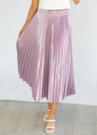 2.7 August Apparel - Endless Rose Sunburst Pleated Skirt