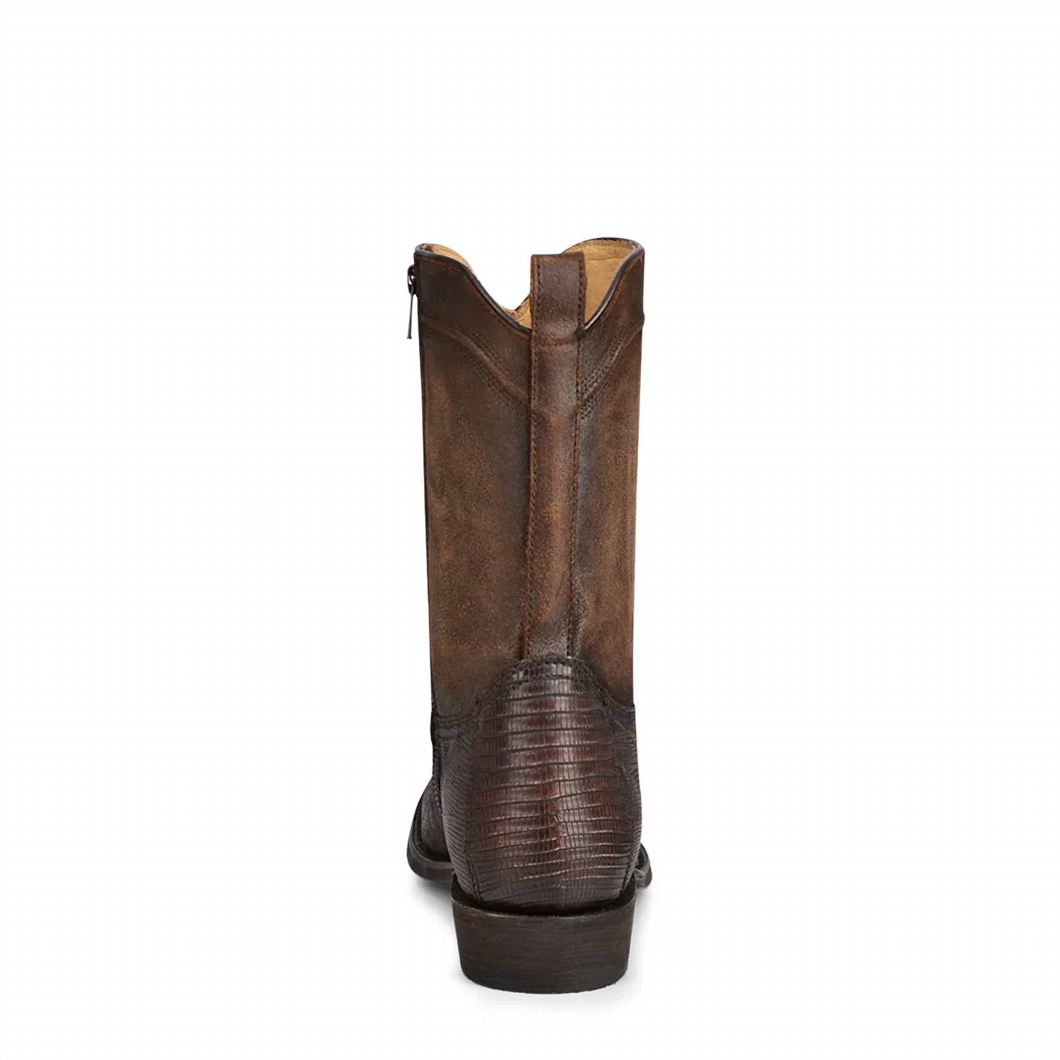 Corral - Men's Lizard Teju Embroidery Round Toe Boot