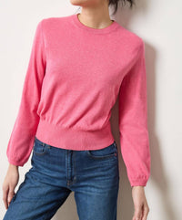 Lilla P - Women's Pleated Sleeve Sweater