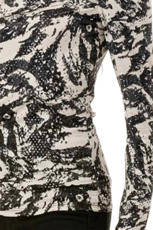 Ariella - Open Shoulder Ruch Detail Top