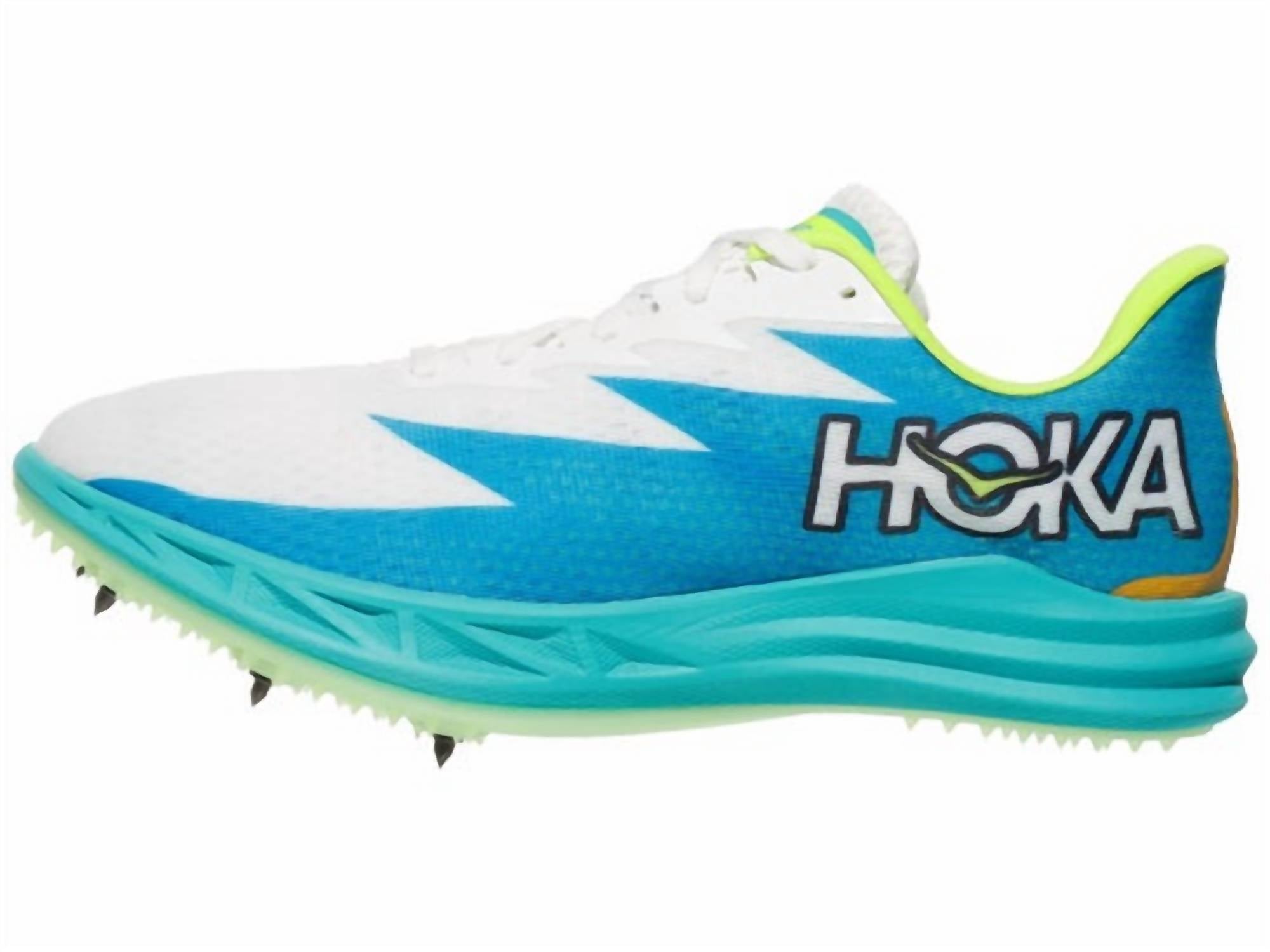 Hoka Unisex Crescendo Md Racing Shoes in ceramic diva blue - women's shoe - detail view
