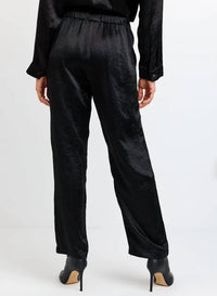 Bella Dahl - Pull On Slouchy Trouser With Elastic Waist and Tie