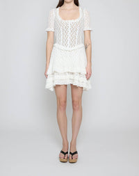 Priscavera - Stretch Lace Mini Dress