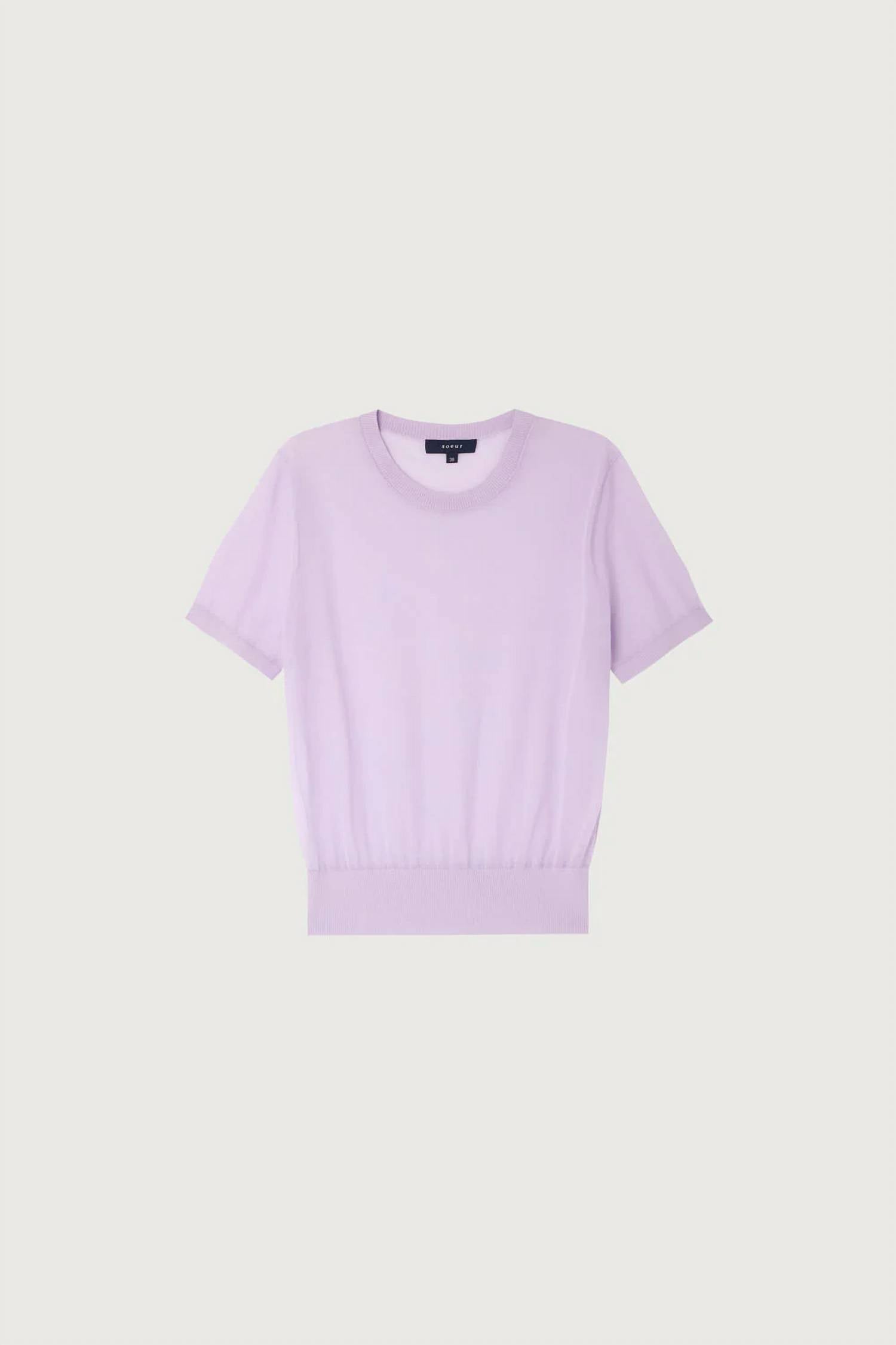 Soeur - Dua Short-sleeve Pullover Sweater