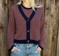 Current Air - Two Piece Cardigan And Sleeveless Sweater