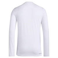 UNDER ARMOUR Men's Texas Tech Shooter Long Sleeve Shirt in white - men's long sleeve top - detail view