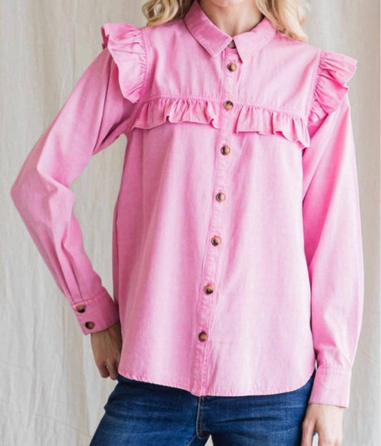 Jodifl - Devyn Denim Button Down Shirt