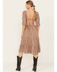 Sage The Label - Bohemia Open Back Midi Dress
