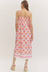Entro - Nina Floral Midi Dress