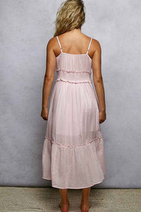 Pol - Smocked Waistband Floral Midi Dress