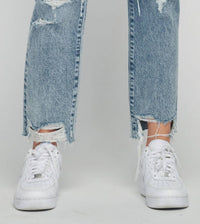 Hidden - Tracey High Rise Cropped Straight Fit Jean
