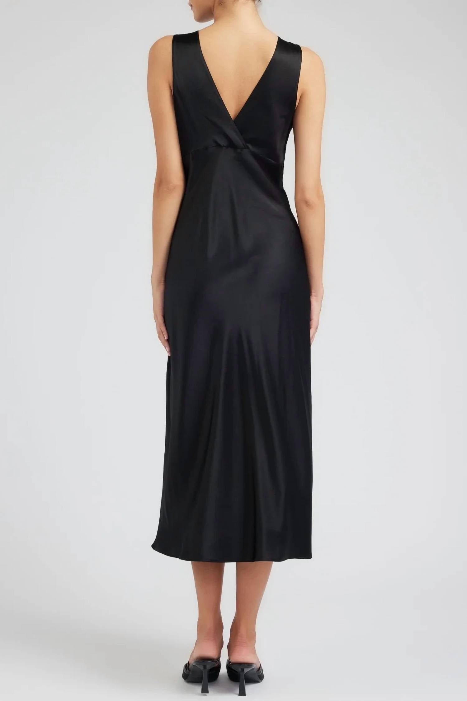 Current Air - Silk Sweetheart Maxi Dress