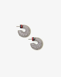 Clare V. - Women's Le Hoop Pave Earrings
