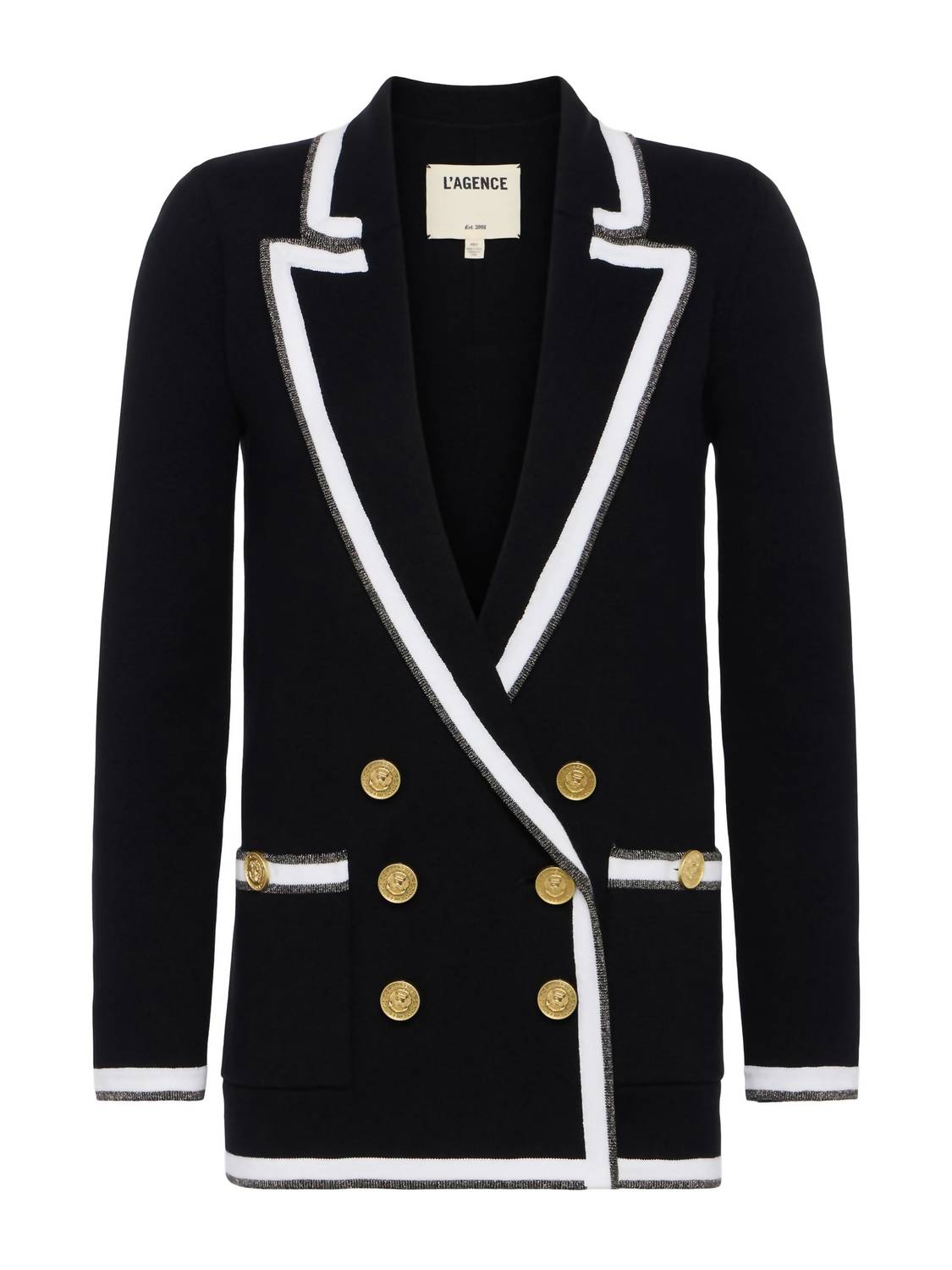 L'Agence - Kenji Oversized Knit Blazer
