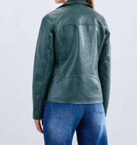 Fdj - Faux Leather Moto Jacket