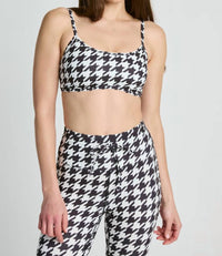 YEAR OF OURS Sport Monica Bra in houndstooth - women's intimate - view 5