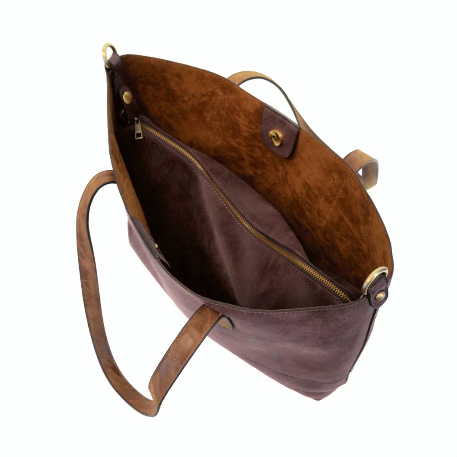 Joy Susan - Women's 2-in-1 Brushed Tote