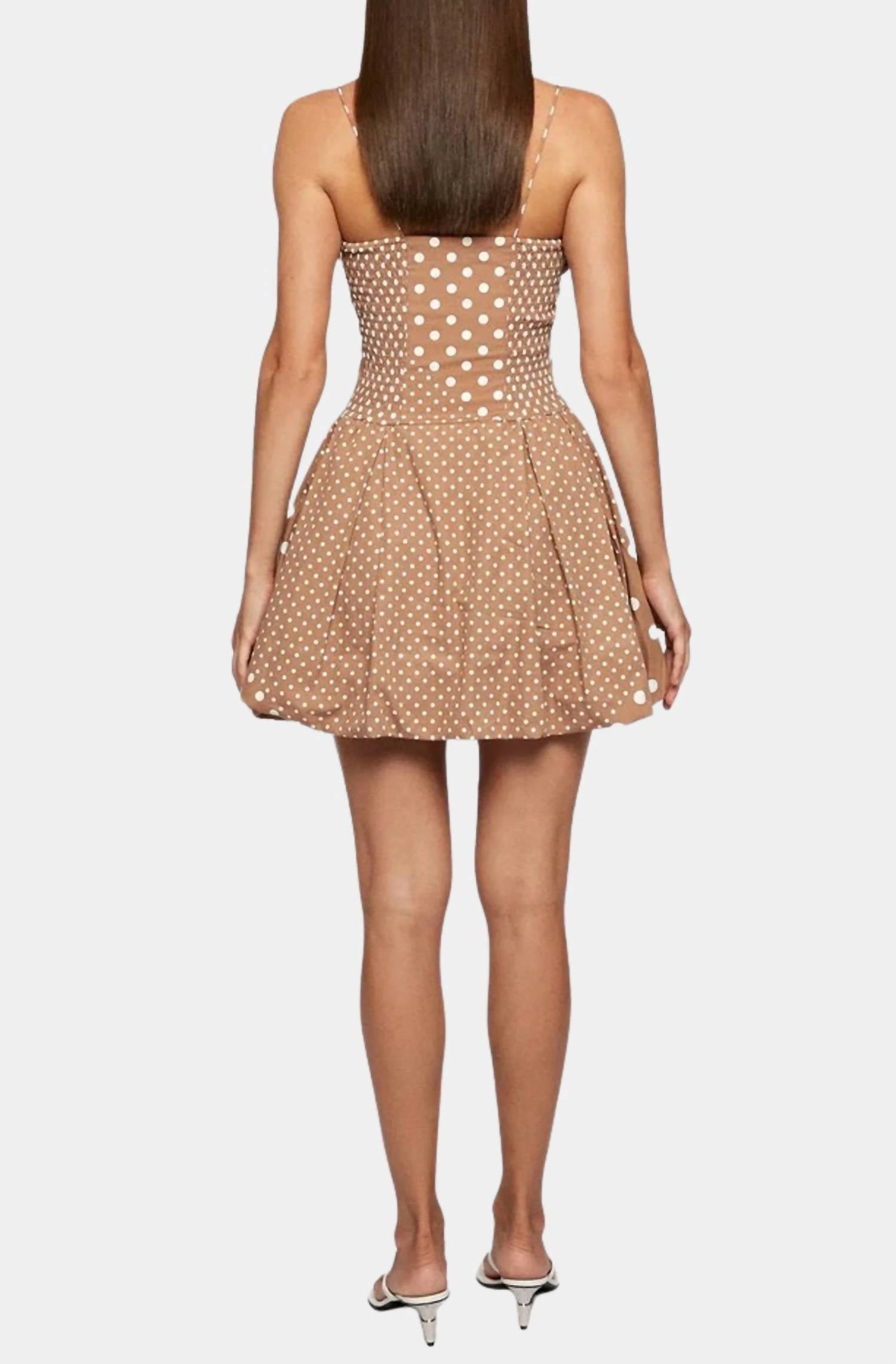 Swf - Fitted Polka Balloon Dress