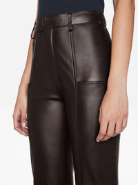 Frame - Seamed Leather Trousers