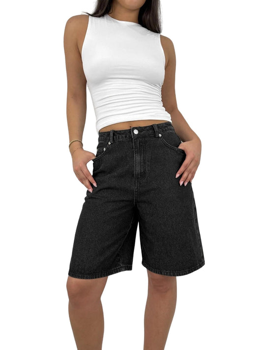 Emory Park - Relaxed Long Length Denim Shorts