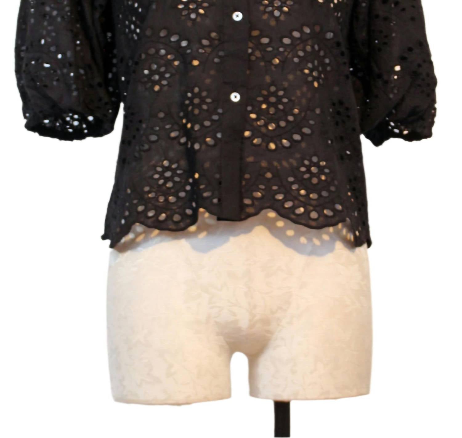 Gretchen Scott - Women's Babs Eyelet Top