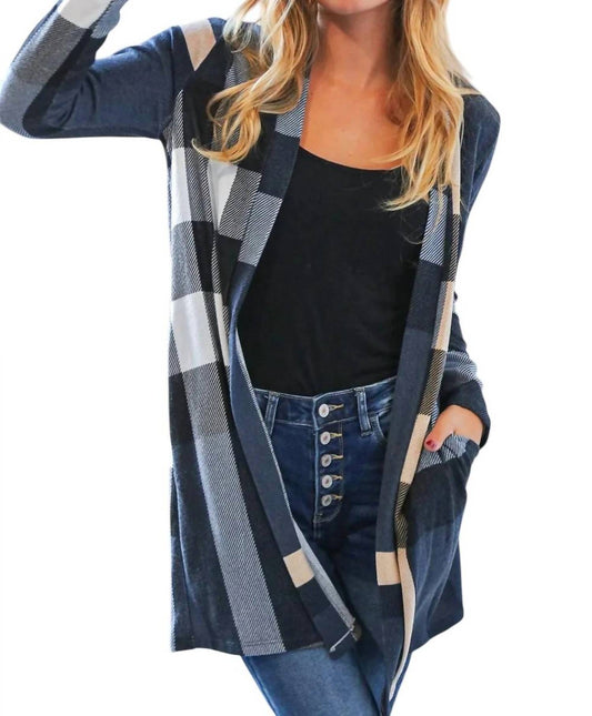 Viamor - Plaid Cardigan