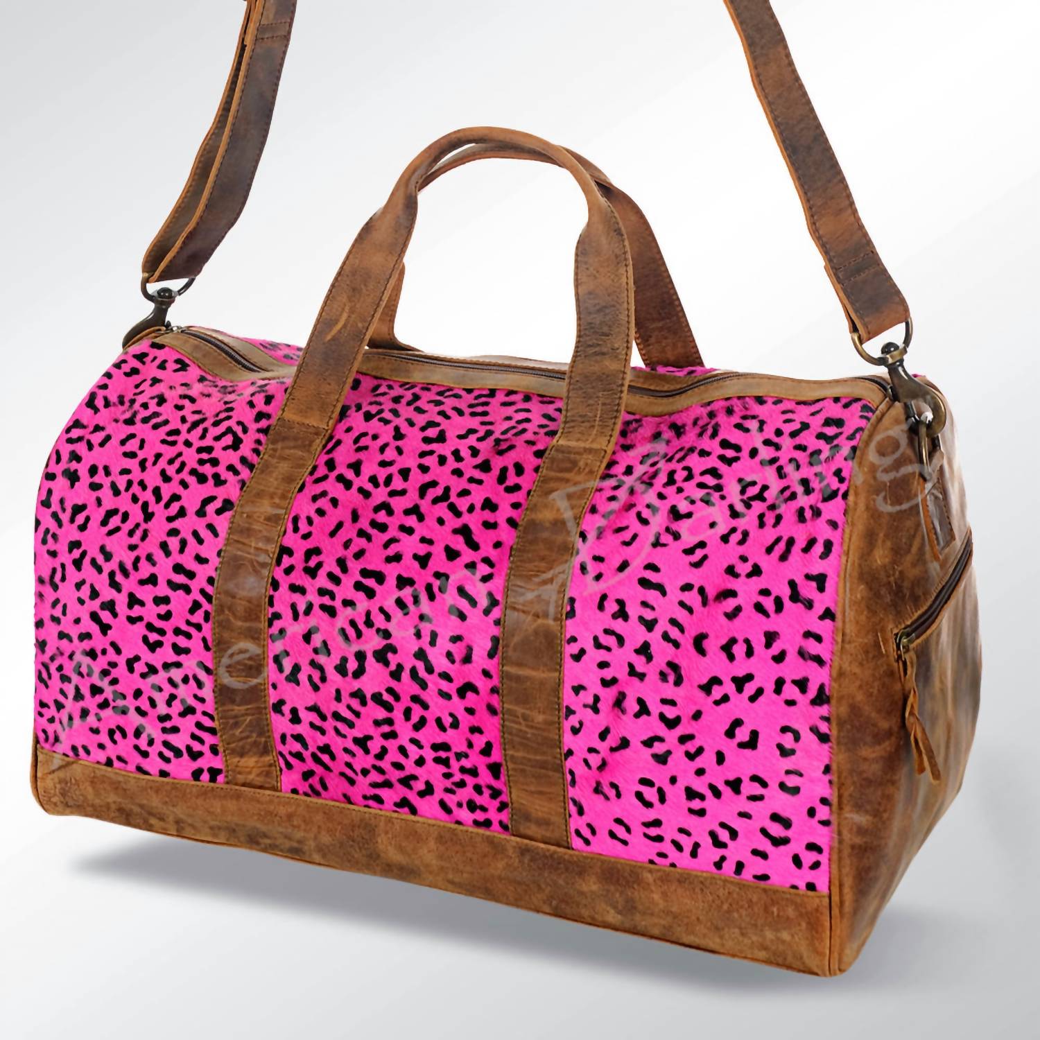 American Darling - Women's Leather Duffel Bag