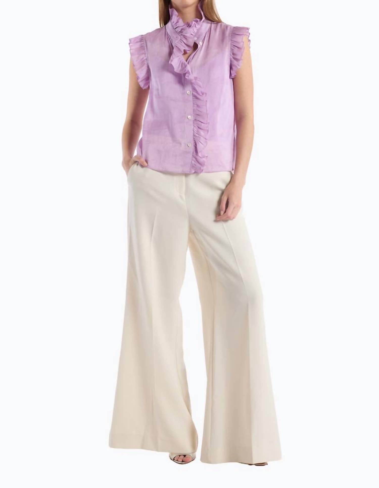 Christy Lynn - Women's Marfa Ruffle Top