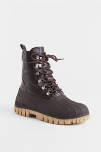 Stutterheim - Men's Patrol Duck Leather Combat Boots
