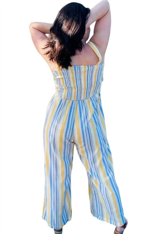 Umgee - Smocked Jumpsuit