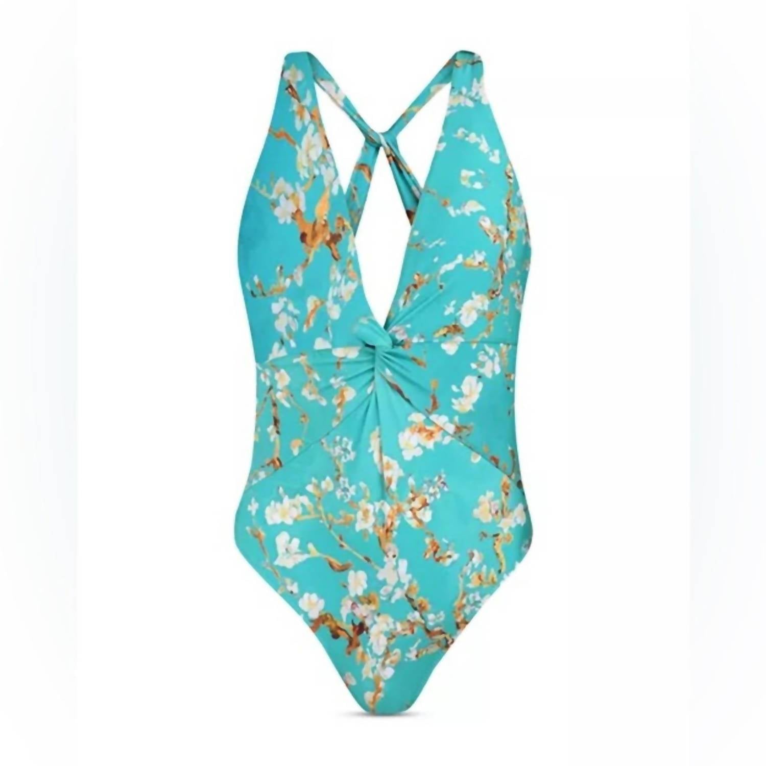 L'Agence - Hadley Twist Plunge One Piece Swimsuit