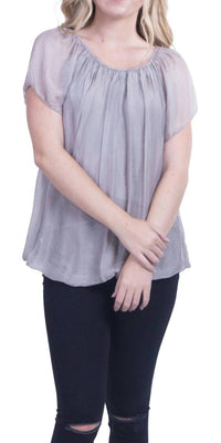 Gigi Moda - Contadina Short Sleeve Blouse
