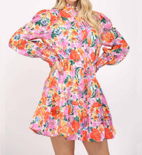 Fate - Floral Button Front Dress