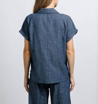 Nally & Millie - Ariel Short Cuffed Sleeves Polo