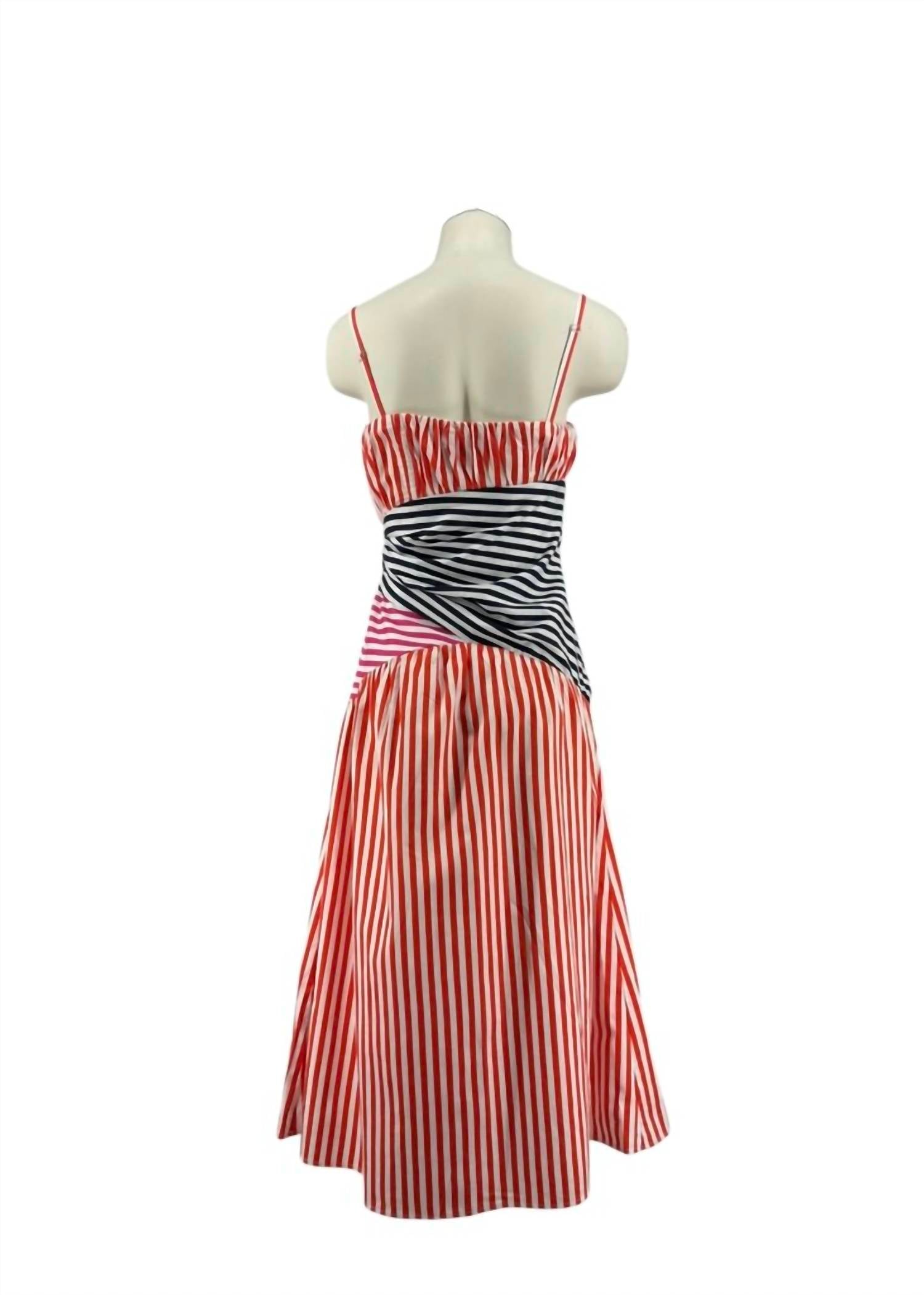 French Connection - Striped Midi Dress