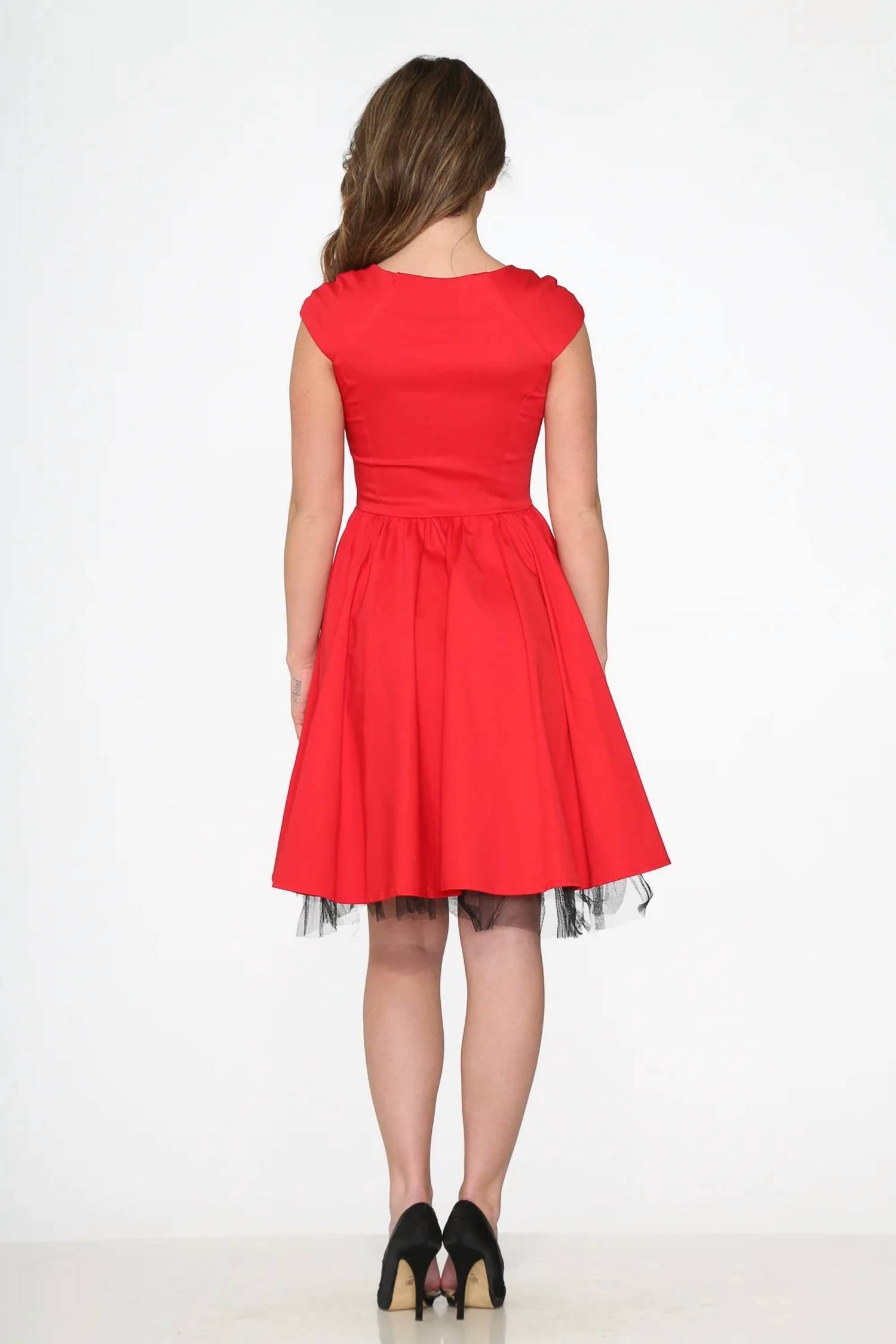 Orchid Bloom - Trim Swing Dress