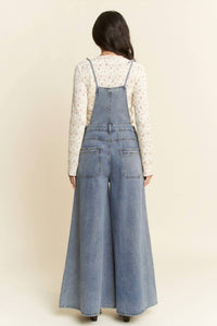 Davi & Dani - Checkered Wide Leg Overalls